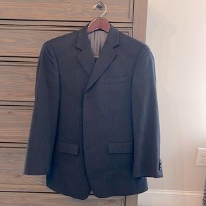 Calvin Klein black pin stripe suite